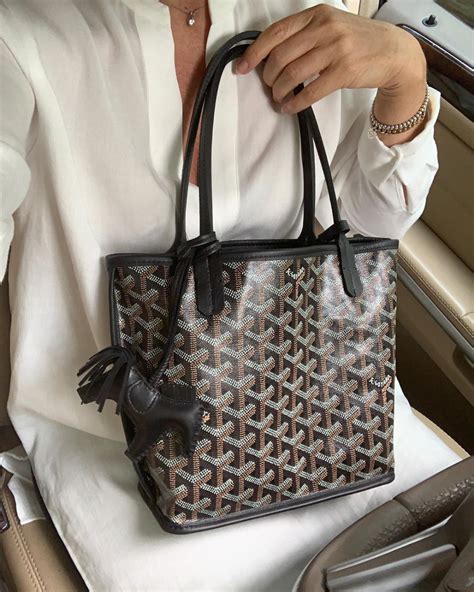 goyard anjou mini tote bag|goyard bag pm price.